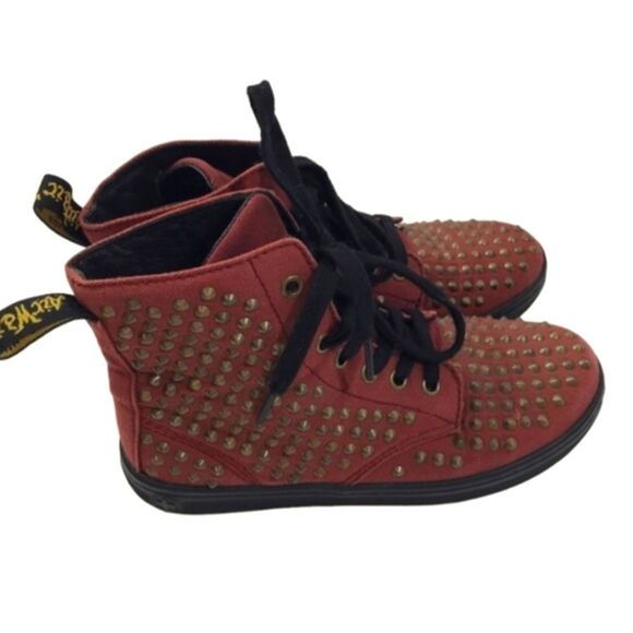 Dr. Martens Shorestud Canvas Studded Boots US 6 L EU 37 - Picture 1 of 8